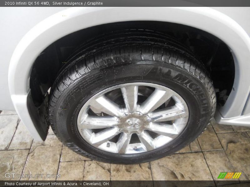 Silver Indulgence / Graphite 2010 Infiniti QX 56 4WD