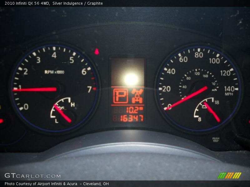  2010 QX 56 4WD 56 4WD Gauges