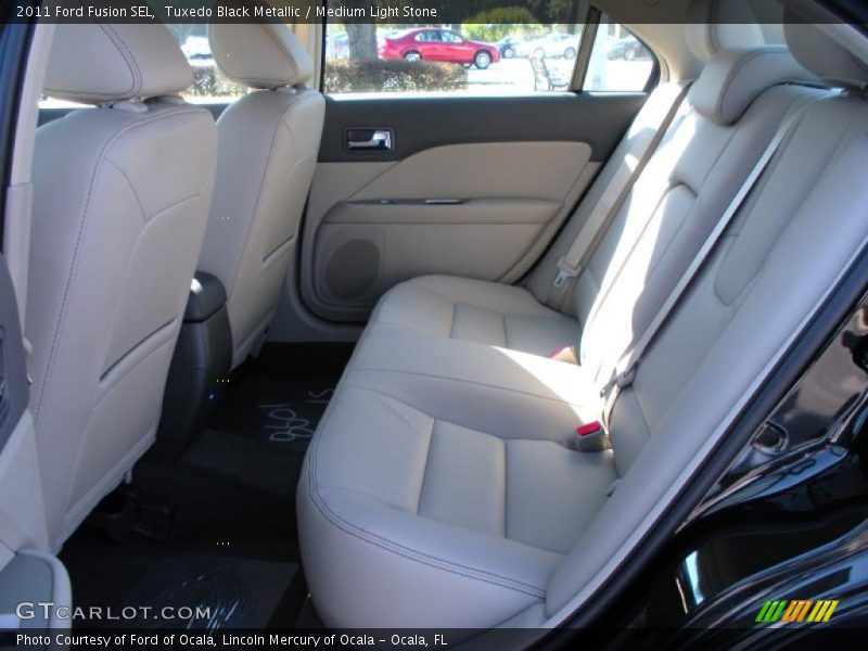 Tuxedo Black Metallic / Medium Light Stone 2011 Ford Fusion SEL