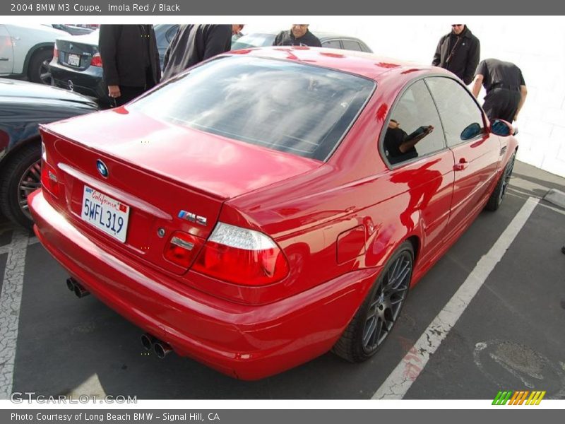 Imola Red / Black 2004 BMW M3 Coupe