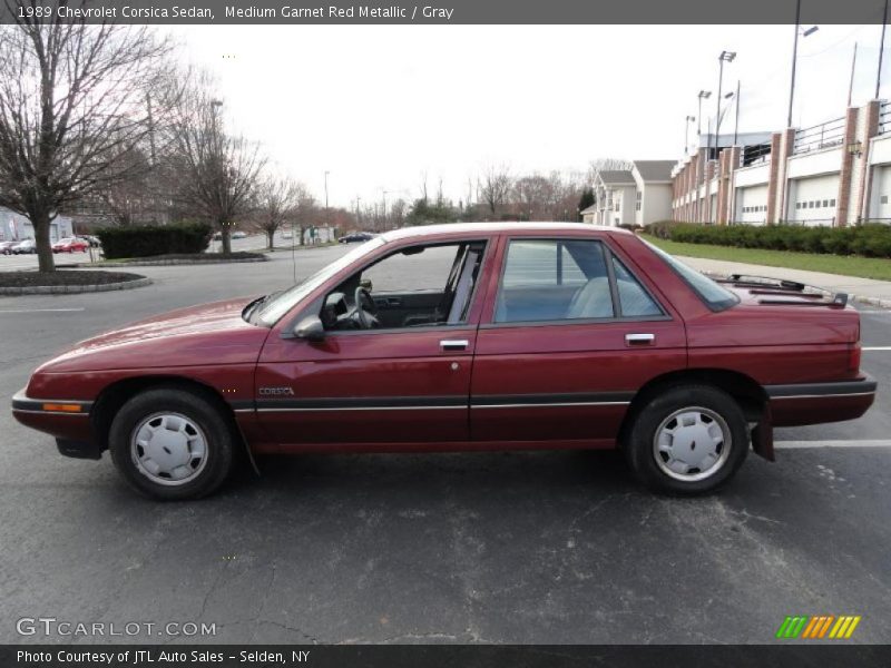  1989 Corsica Sedan Medium Garnet Red Metallic