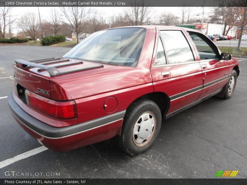  1989 Corsica Sedan Medium Garnet Red Metallic