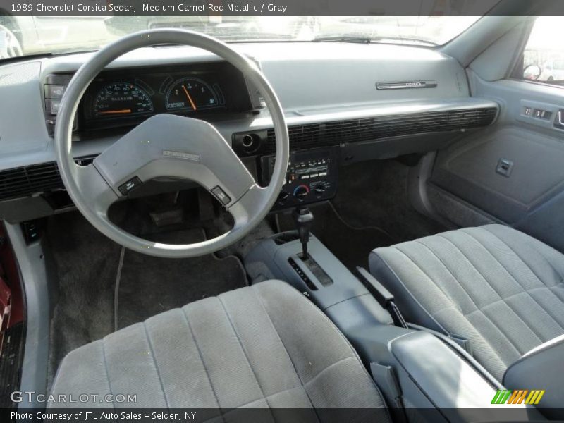 Gray Interior - 1989 Corsica Sedan 