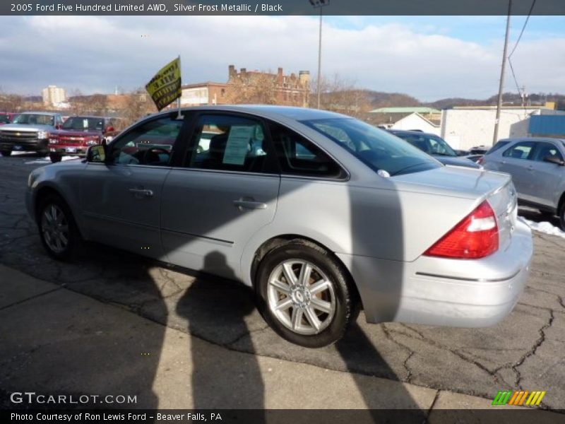 Silver Frost Metallic / Black 2005 Ford Five Hundred Limited AWD