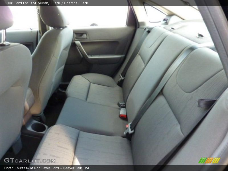 Black / Charcoal Black 2008 Ford Focus SE Sedan
