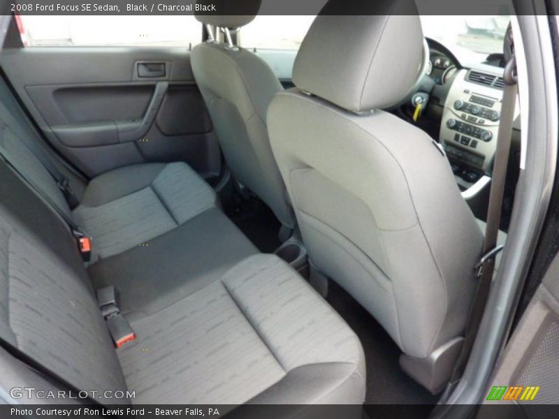 Black / Charcoal Black 2008 Ford Focus SE Sedan