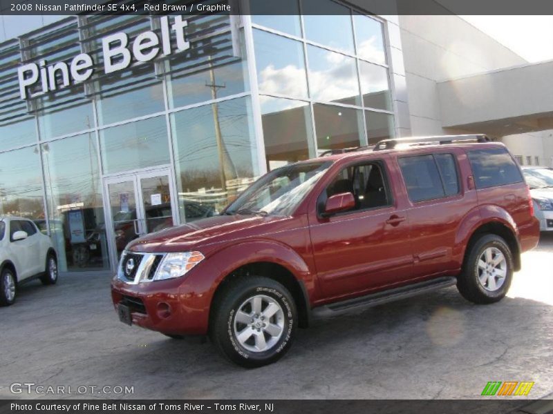 Red Brawn / Graphite 2008 Nissan Pathfinder SE 4x4