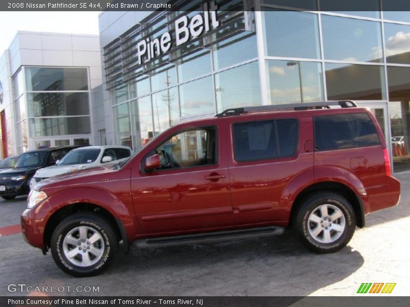 Red Brawn / Graphite 2008 Nissan Pathfinder SE 4x4