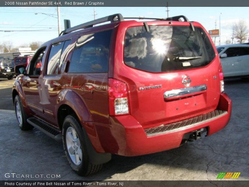 Red Brawn / Graphite 2008 Nissan Pathfinder SE 4x4