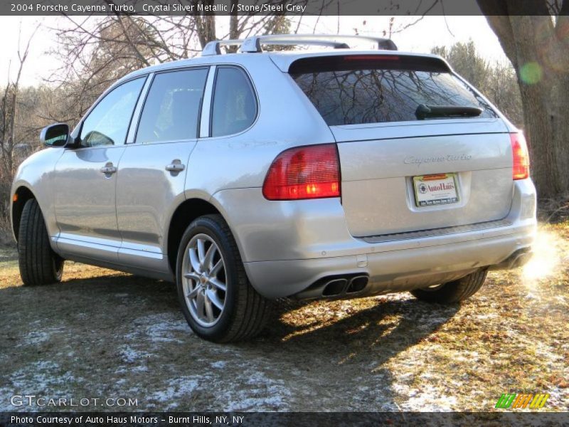 Crystal Silver Metallic / Stone/Steel Grey 2004 Porsche Cayenne Turbo