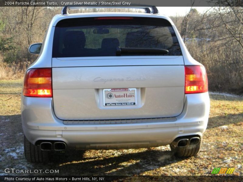 Crystal Silver Metallic / Stone/Steel Grey 2004 Porsche Cayenne Turbo