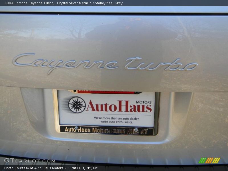 Crystal Silver Metallic / Stone/Steel Grey 2004 Porsche Cayenne Turbo