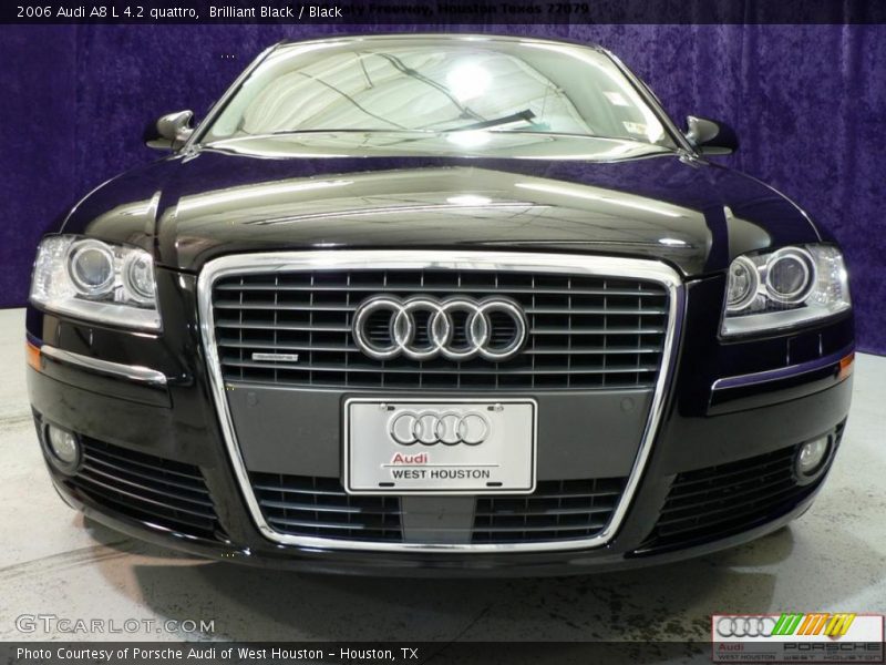 Brilliant Black / Black 2006 Audi A8 L 4.2 quattro