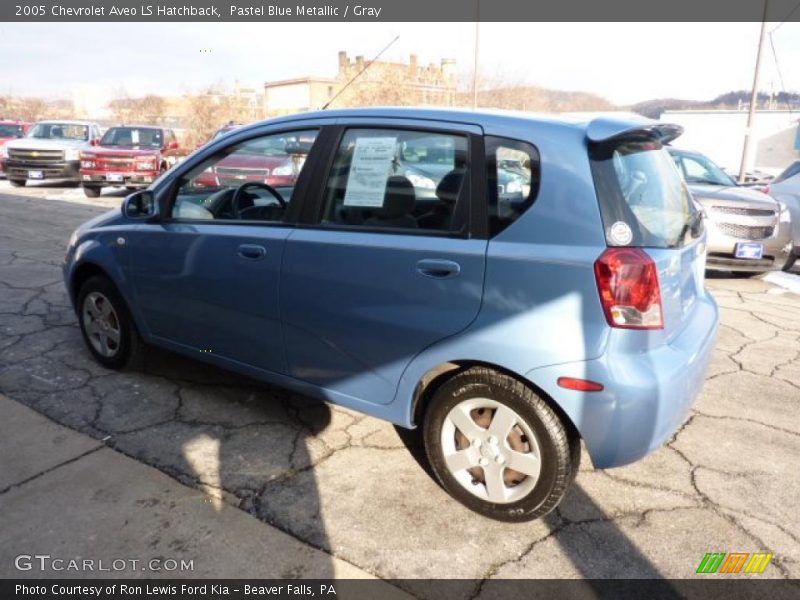 Pastel Blue Metallic / Gray 2005 Chevrolet Aveo LS Hatchback