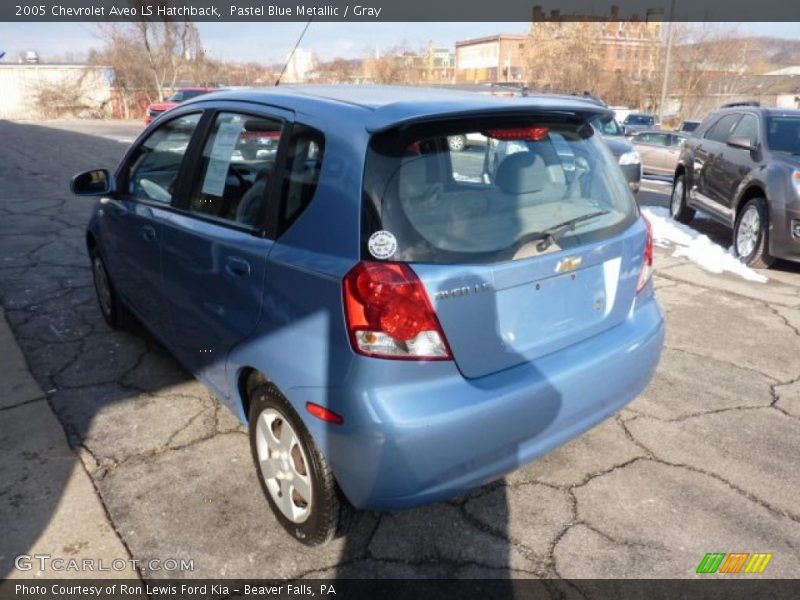 Pastel Blue Metallic / Gray 2005 Chevrolet Aveo LS Hatchback