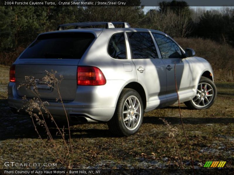 Crystal Silver Metallic / Stone/Steel Grey 2004 Porsche Cayenne Turbo