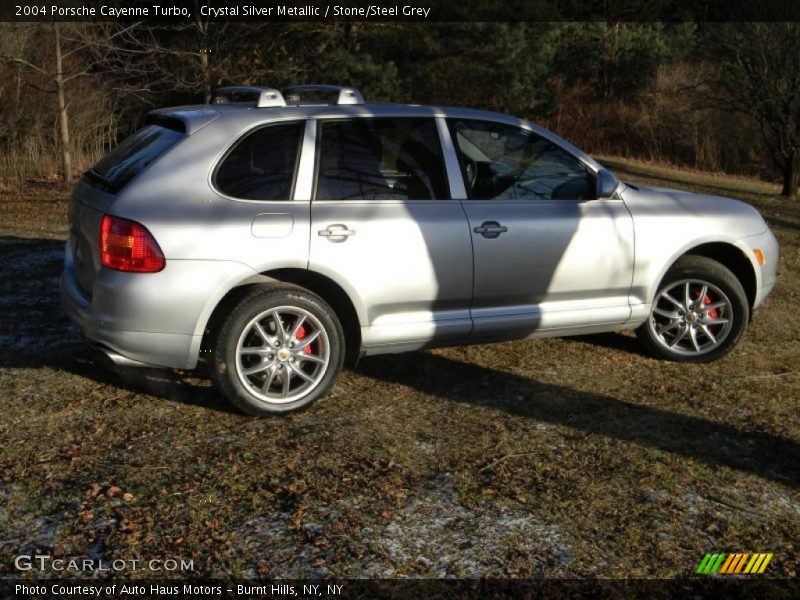 Crystal Silver Metallic / Stone/Steel Grey 2004 Porsche Cayenne Turbo
