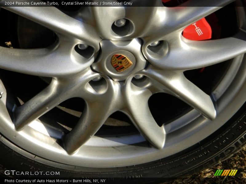 Crystal Silver Metallic / Stone/Steel Grey 2004 Porsche Cayenne Turbo
