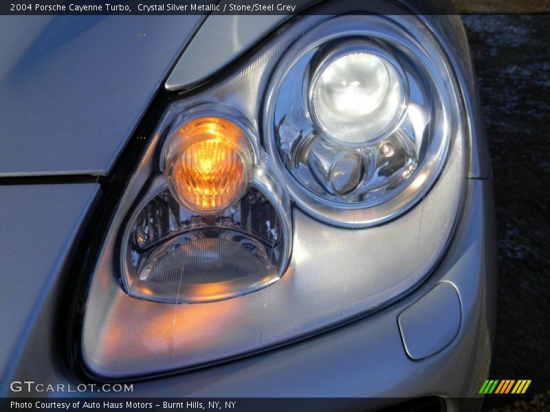 Crystal Silver Metallic / Stone/Steel Grey 2004 Porsche Cayenne Turbo