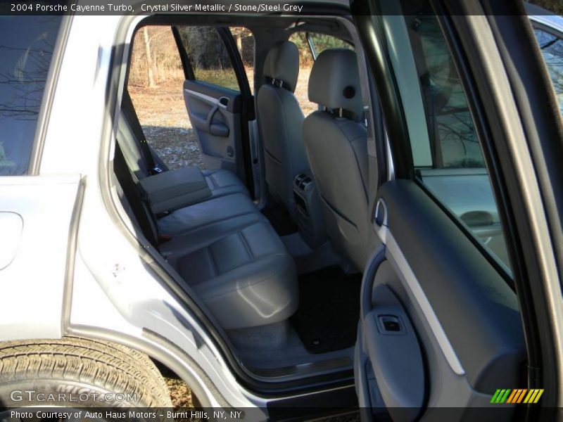 Crystal Silver Metallic / Stone/Steel Grey 2004 Porsche Cayenne Turbo