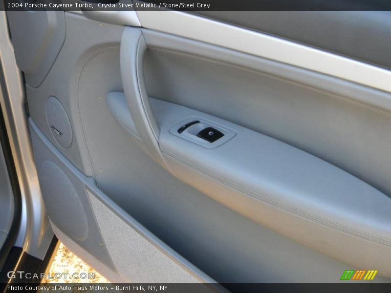 Crystal Silver Metallic / Stone/Steel Grey 2004 Porsche Cayenne Turbo