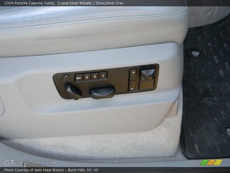 Crystal Silver Metallic / Stone/Steel Grey 2004 Porsche Cayenne Turbo