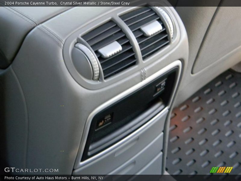 Crystal Silver Metallic / Stone/Steel Grey 2004 Porsche Cayenne Turbo
