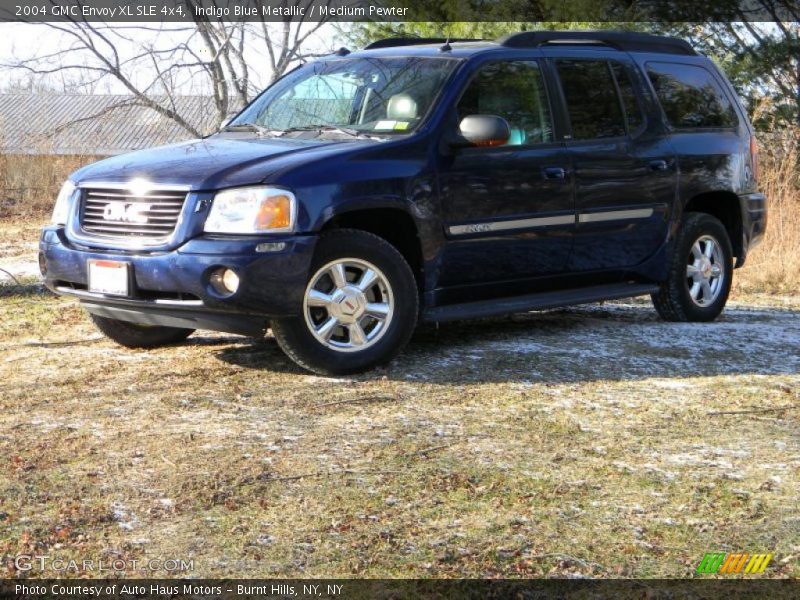 Indigo Blue Metallic / Medium Pewter 2004 GMC Envoy XL SLE 4x4