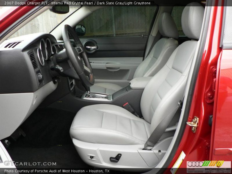 Inferno Red Crystal Pearl / Dark Slate Gray/Light Graystone 2007 Dodge Charger R/T