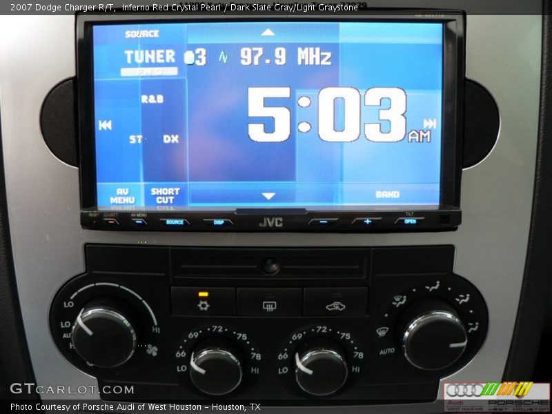 Inferno Red Crystal Pearl / Dark Slate Gray/Light Graystone 2007 Dodge Charger R/T