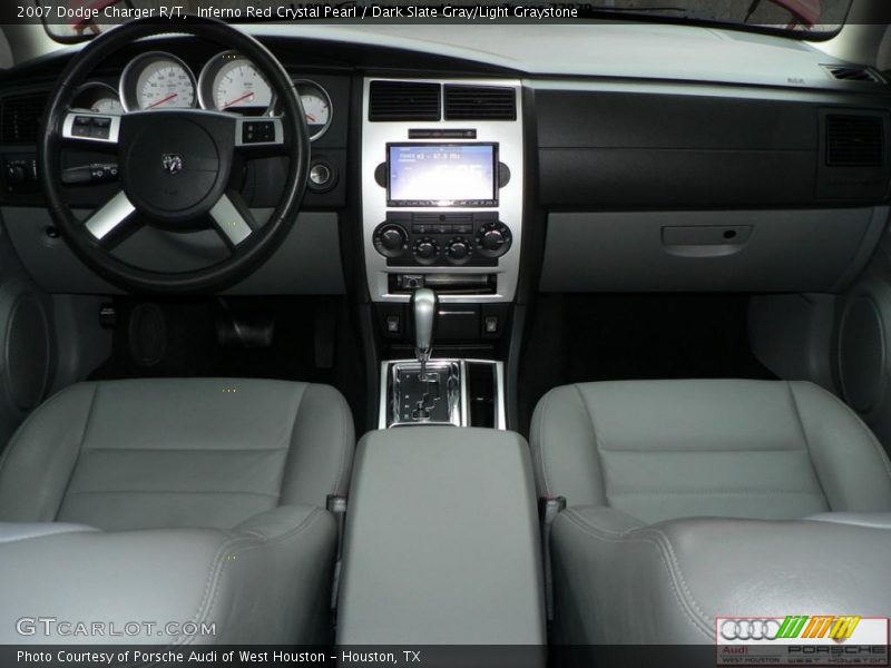 Inferno Red Crystal Pearl / Dark Slate Gray/Light Graystone 2007 Dodge Charger R/T