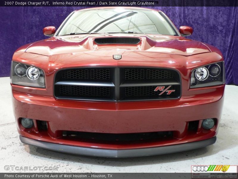 Inferno Red Crystal Pearl / Dark Slate Gray/Light Graystone 2007 Dodge Charger R/T
