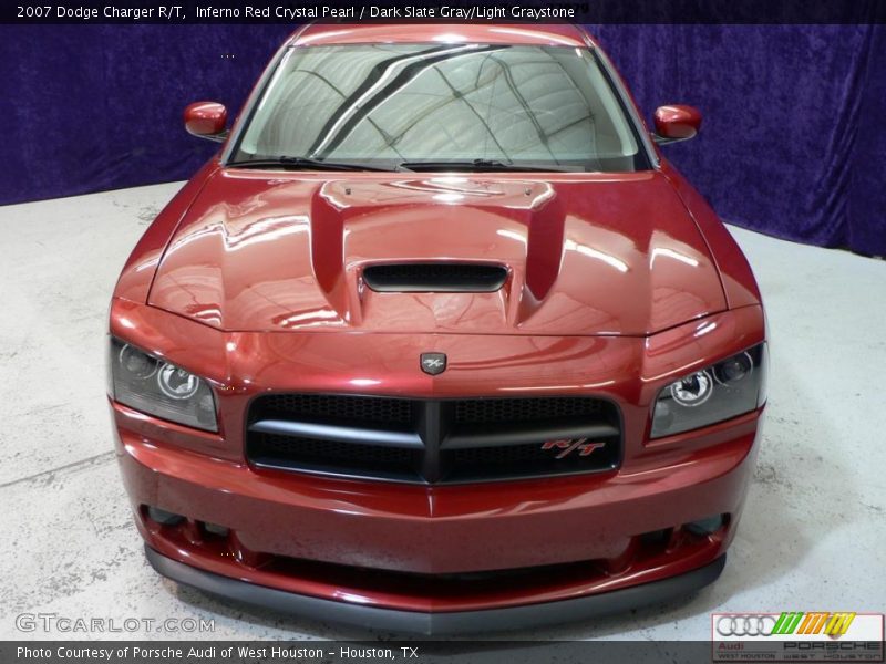 Inferno Red Crystal Pearl / Dark Slate Gray/Light Graystone 2007 Dodge Charger R/T