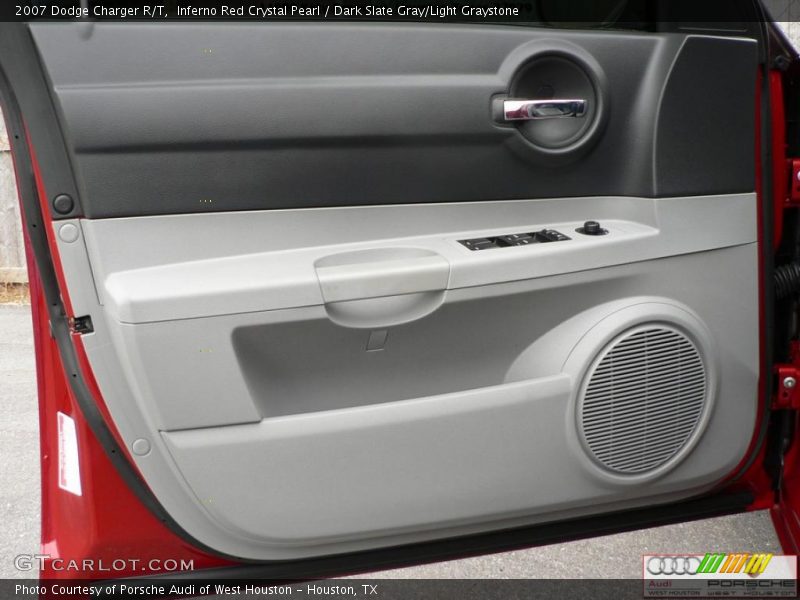Inferno Red Crystal Pearl / Dark Slate Gray/Light Graystone 2007 Dodge Charger R/T