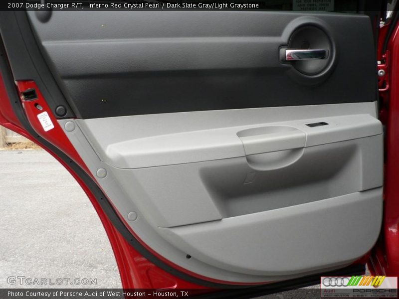 Inferno Red Crystal Pearl / Dark Slate Gray/Light Graystone 2007 Dodge Charger R/T