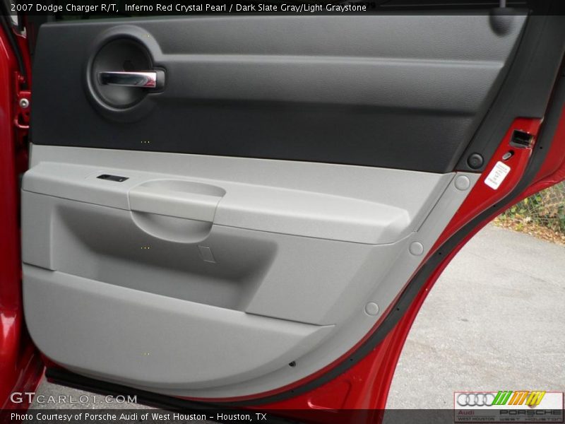 Inferno Red Crystal Pearl / Dark Slate Gray/Light Graystone 2007 Dodge Charger R/T