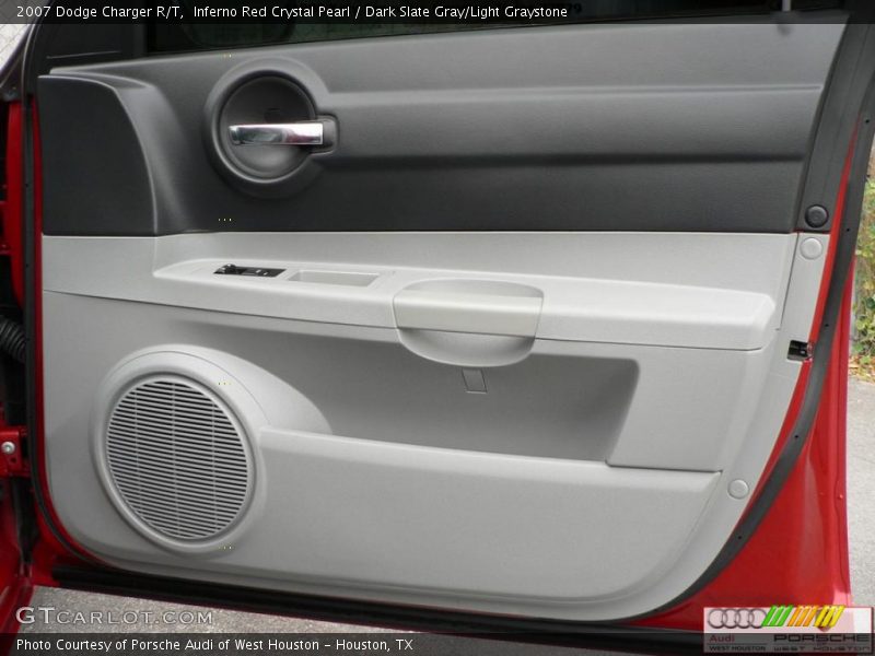 Inferno Red Crystal Pearl / Dark Slate Gray/Light Graystone 2007 Dodge Charger R/T