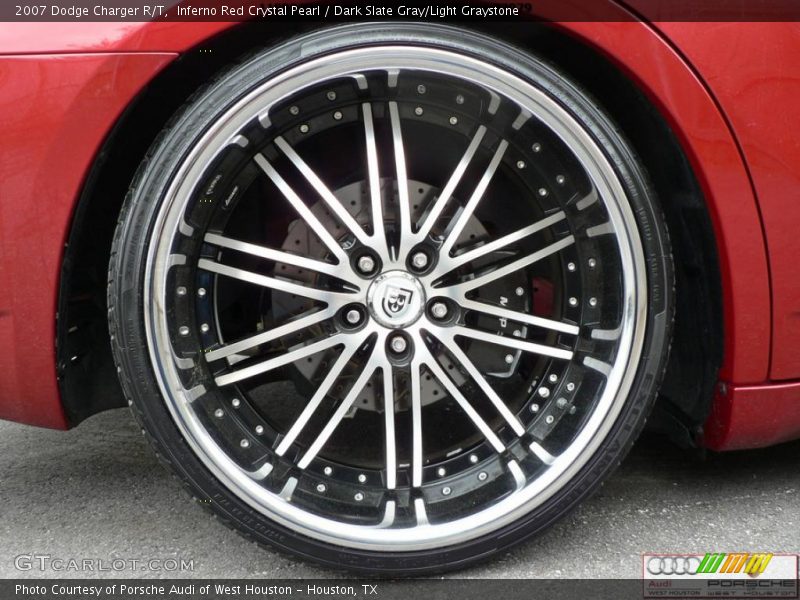 Inferno Red Crystal Pearl / Dark Slate Gray/Light Graystone 2007 Dodge Charger R/T