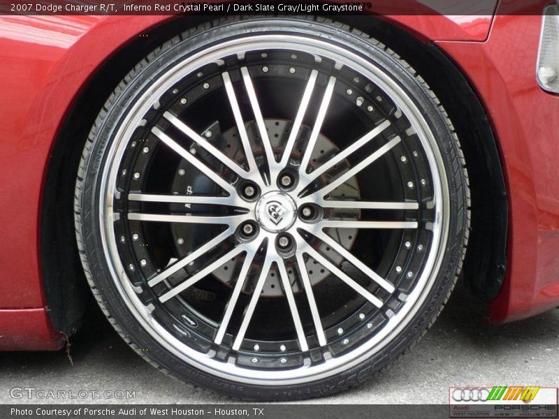 Inferno Red Crystal Pearl / Dark Slate Gray/Light Graystone 2007 Dodge Charger R/T