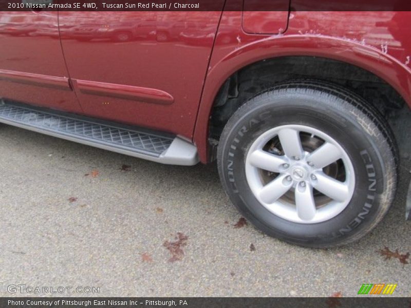 Tuscan Sun Red Pearl / Charcoal 2010 Nissan Armada SE 4WD