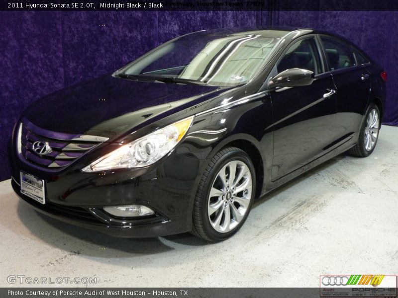 Midnight Black / Black 2011 Hyundai Sonata SE 2.0T