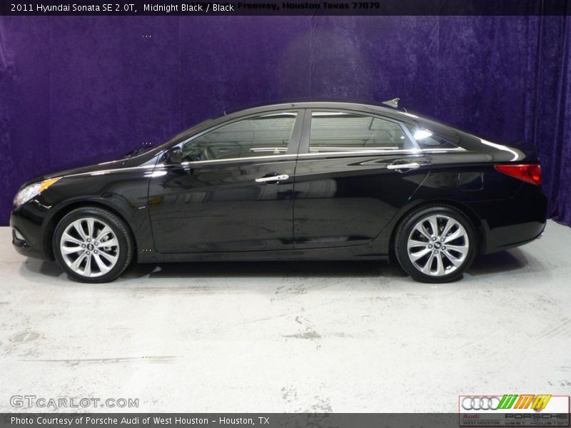 Midnight Black / Black 2011 Hyundai Sonata SE 2.0T