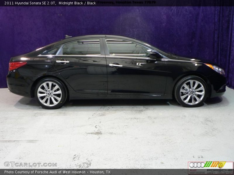 Midnight Black / Black 2011 Hyundai Sonata SE 2.0T