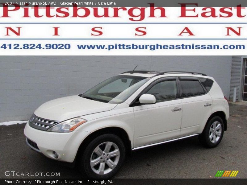 Glacier Pearl White / Cafe Latte 2007 Nissan Murano SL AWD