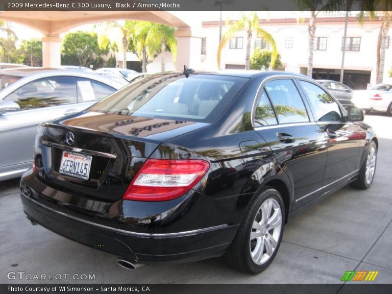Black / Almond/Mocha 2009 Mercedes-Benz C 300 Luxury