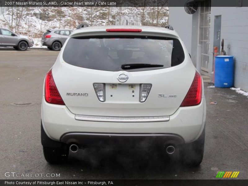 Glacier Pearl White / Cafe Latte 2007 Nissan Murano SL AWD