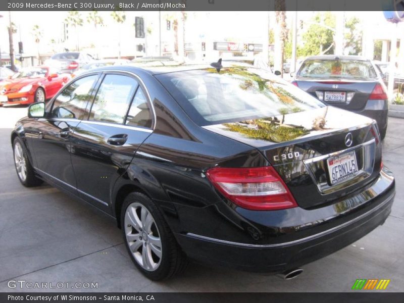 Black / Almond/Mocha 2009 Mercedes-Benz C 300 Luxury