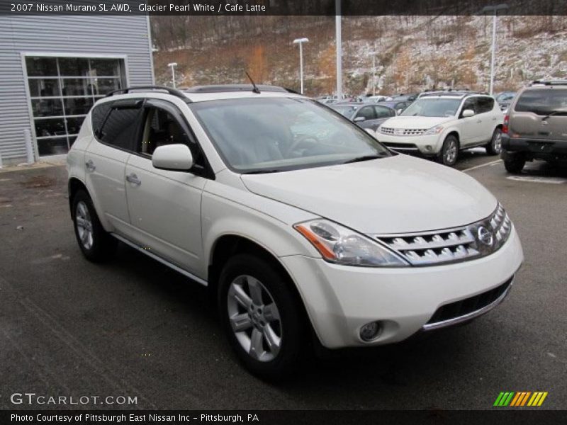 Glacier Pearl White / Cafe Latte 2007 Nissan Murano SL AWD