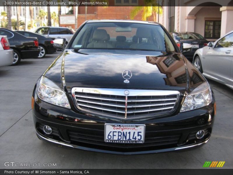 Black / Almond/Mocha 2009 Mercedes-Benz C 300 Luxury