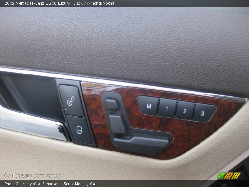 Black / Almond/Mocha 2009 Mercedes-Benz C 300 Luxury